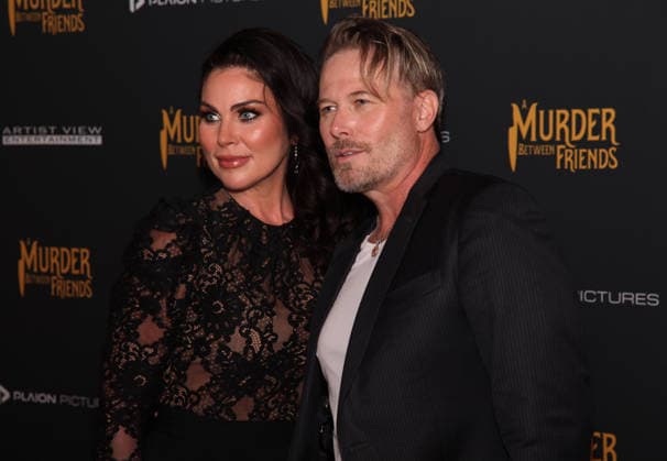 Murder Between Friends premiere London, UK. Nadia Bjorlin and Jacob Young at the Murder Between Friends premiere. Curzon Mayfair. 2nd June 2026. LMK11-S030626-001 Steve Bealing Landmark Media 