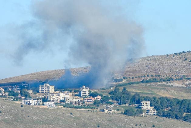 Israeli attacks on southern Lebanon continue NABATIEH, LEBANON - JUNE 2: Smoke rises following an Israeli air strike near the historic Beaufort Castle in the town of Kfar Tebnit in southern Lebanon, on June 2, 2026. Ramiz Dallah Anadolu Nabatieh Lebanon. Editorial use only. Please get in touch for any other usage.  Copyright: x2026xAnadoluxRamizxDallahx
