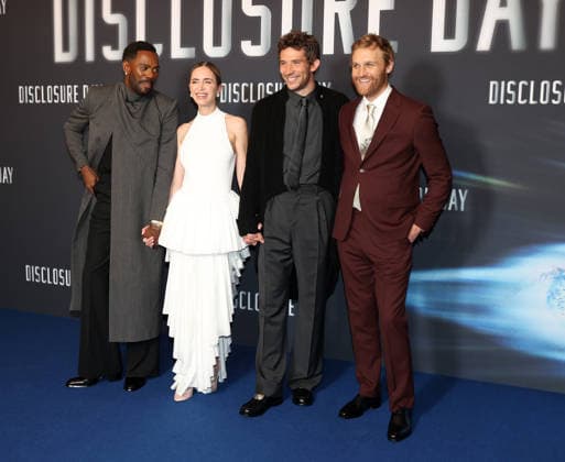 Disclosure Day - Paris Premiere Colman Domingo, Emily Blunt, Josh O Connor and Wyatt Russell attend the Disclosure Day Paris Premiere at Le Grand Rex on June 02, 2026 in Paris, France.  Copyright: xDFYx