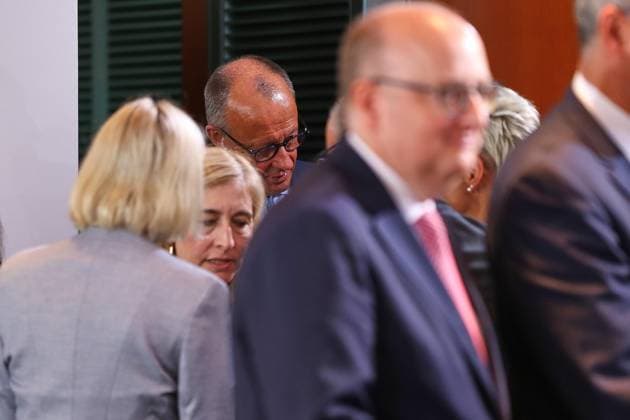 Berlin, Deutschland, 03.06.2026: Bundeskanzleramt: 47. Kabinettssitzung: Bundeskanzler Friedrich Merz (CDU) und weiter Mitglieder des Kabinetts *** Berlin, Germany, 03 06 2026 Federal Chancellery 47 Cabinet meeting Federal Chancellor Friedrich Merz CDU and other members of the Cabinet Copyright: xdtsxNachrichtenagenturx dts_121774