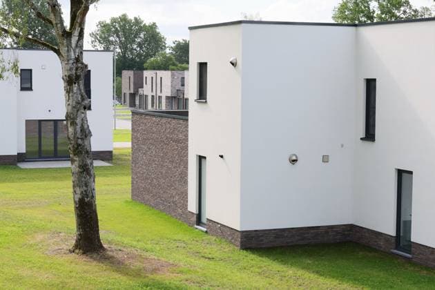 Newly constructed housing pictured at the inauguration of the new buildings in the NATO SHAPE-Village in Casteau, Soignies on Wednesday 03 June 2026. The Supreme Headquarters Allied Powers Europe, located near Mons, is the NATO central command center in Europe.  BENOITxDOPPAGNE 175795300