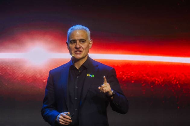 Chipmaker NXP s CEO Rafael Sotomayor gives keynote speech at COMPUTEX TAIPEI 2026 TAIPEI, TAIWAN - JUNE 3: Rafael Sotomayor, the CEO of Europe s third largest semiconductor manufacturer NXP, delivers a keynote speech, during the COMPUTEX TAIPEI trade show, in Taipei, Taiwan, on June 3, 2026. COMPUTEX TAIPEI is one of the world’s largest and most significant trade shows, featuring latest technologies, drones, data centres, Artificial Intelligence (AI) technologies, supercomputers, semiconductors products and other things from major international firms such as Nvidia, Intel, NXP, Foxconn and TSMC. Daniel Ceng Anadolu Taipei Taiwan. Editorial use only. Please get in touch for any other usage.  Copyright: x2026xAnadoluxDanielxCengx
