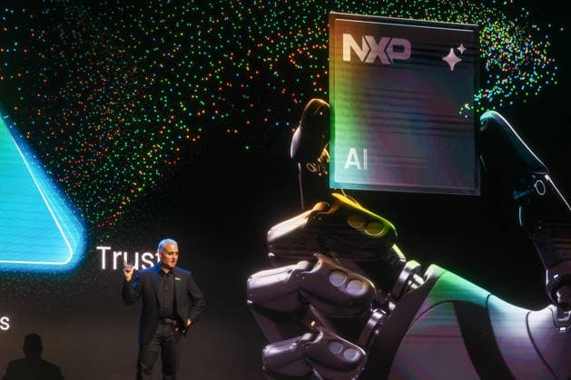 Chipmaker NXP s CEO Rafael Sotomayor gives keynote speech at COMPUTEX TAIPEI 2026 TAIPEI, TAIWAN - JUNE 3: Rafael Sotomayor, the CEO of Europe s third largest semiconductor manufacturer NXP, delivers a keynote speech, during the COMPUTEX TAIPEI trade show, in Taipei, Taiwan, on June 3, 2026. COMPUTEX TAIPEI is one of the world’s largest and most significant trade shows, featuring latest technologies, drones, data centres, Artificial Intelligence (AI) technologies, supercomputers, semiconductors products and other things from major international firms such as Nvidia, Intel, NXP, Foxconn and TSMC. Daniel Ceng Anadolu Taipei Taiwan. Editorial use only. Please get in touch for any other usage.  Copyright: x2026xAnadoluxDanielxCengx