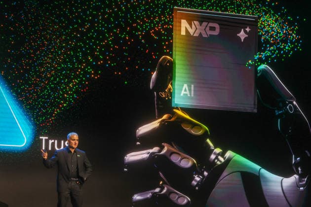 Chipmaker NXP s CEO Rafael Sotomayor gives keynote speech at COMPUTEX TAIPEI 2026 TAIPEI, TAIWAN - JUNE 3: Rafael Sotomayor, the CEO of Europe s third largest semiconductor manufacturer NXP, delivers a keynote speech, during the COMPUTEX TAIPEI trade show, in Taipei, Taiwan, on June 3, 2026. COMPUTEX TAIPEI is one of the world’s largest and most significant trade shows, featuring latest technologies, drones, data centres, Artificial Intelligence (AI) technologies, supercomputers, semiconductors products and other things from major international firms such as Nvidia, Intel, NXP, Foxconn and TSMC. Daniel Ceng Anadolu Taipei Taiwan. Editorial use only. Please get in touch for any other usage.  Copyright: x2026xAnadoluxDanielxCengx