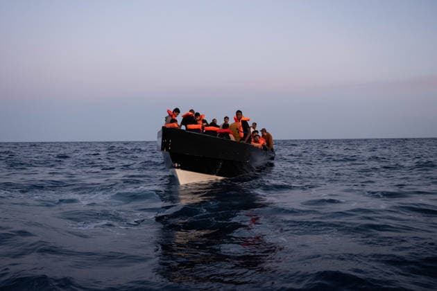 NGO rescue ship Open Arms rescues 58 migrants in Central Mediterranean CENTRAL MEDITERRANEAN – JUNE 3: A wooden boat carrying 58 migrants, including 18 unaccompanied minors from Sudan, Eritrea, Egypt, Bangladesh and Somalia, is rescued by the NGO vessel Open Arms in the Central Mediterranean on June 3, 2026. The migrants had departed Libya the previous day. Crew members distributed life jackets before transferring all 58 people to safety after the overcrowded boat began taking on water. Joan Galvez Anadolu At Sea At Sea. Editorial use only. Please get in touch for any other usage.  Copyright: x2026xAnadoluxJoanxGalvezx