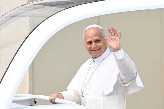 June 3, 2026, Vatican City, VATICAN CITY: Pope Leo XIV holds his weekly general audience in St. Peter Square, Vatican City, 3 June 2026..ANSA MAURIZIO BRAMBATTI Vatican City VATICAN CITY  - ZUMAa110 20260603_zaf_a110_002 Copyright: xMaurizioxBrambattix