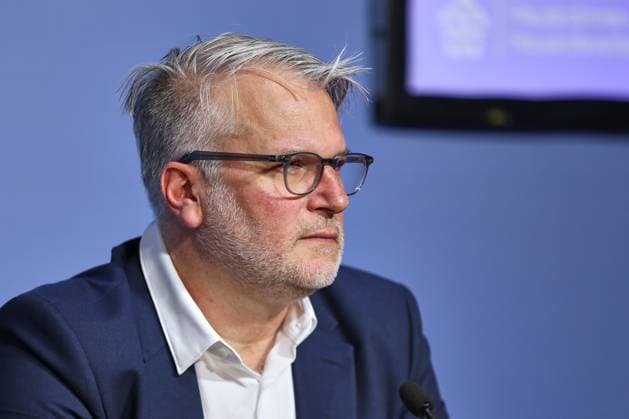 Berlin, Deutschland, 03.06.2026: Haus der Bundespressekonferenz: Pressekonferenz: Hausärztinnen- und Hausärzteverband - Start der Protestmaßnahmen der hausärztlichen Praxen anlässlich des GKV-Spargesetzes: Markus Blumenthal-Beier *** Berlin, Germany, 03 06 2026 Haus der Bundespressekonferenz Press conference General practitioners association Launch of protest measures by general practitioners on the occasion of the GKV savings law Markus Blumenthal Beier Copyright: xdtsxNachrichtenagenturx dts_121822