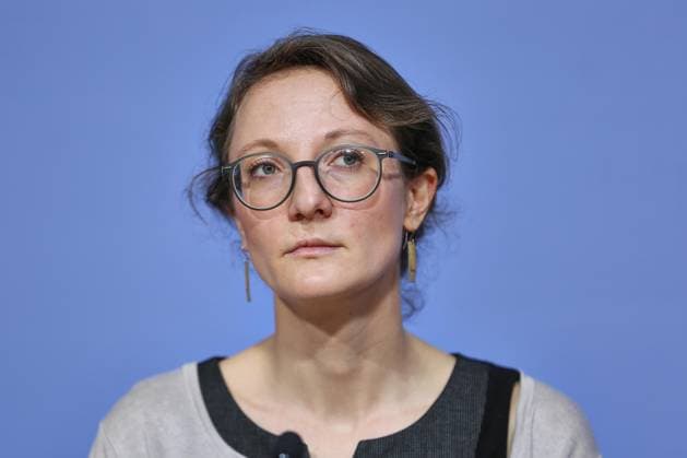 Berlin, Deutschland, 03.06.2026: Haus der Bundespressekonferenz: Pressekonferenz: Hausärztinnen- und Hausärzteverband - Start der Protestmaßnahmen der hausärztlichen Praxen anlässlich des GKV-Spargesetzes: Finia Schultz *** Berlin, Germany, 03 06 2026 Haus der Bundespressekonferenz Press conference General practitioners association Launch of protest measures by general practitioners on the occasion of the GKV savings law Finia Schultz Copyright: xdtsxNachrichtenagenturx dts_121824