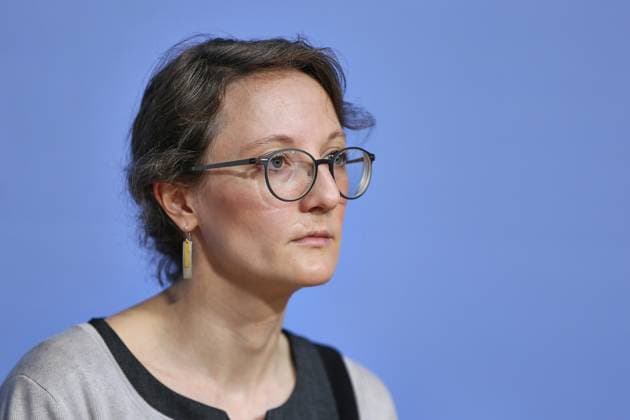 Berlin, Deutschland, 03.06.2026: Haus der Bundespressekonferenz: Pressekonferenz: Hausärztinnen- und Hausärzteverband - Start der Protestmaßnahmen der hausärztlichen Praxen anlässlich des GKV-Spargesetzes: Finia Schultz *** Berlin, Germany, 03 06 2026 Haus der Bundespressekonferenz Press conference General practitioners association Launch of protest measures by general practitioners on the occasion of the GKV savings law Finia Schultz Copyright: xdtsxNachrichtenagenturx dts_121829