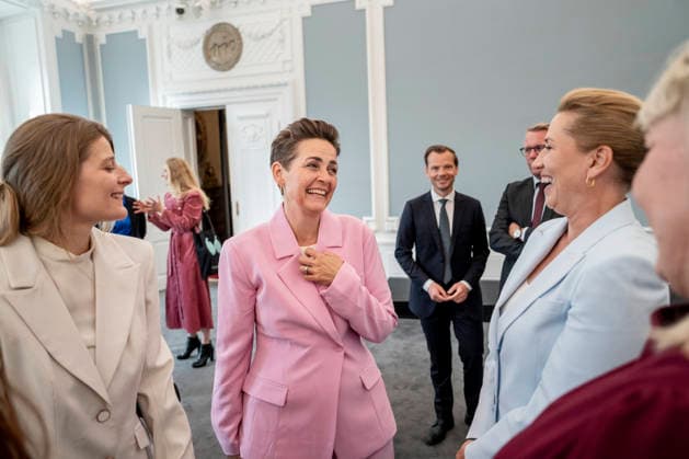 FV26: Ministers meet at the Prime Minister s Office before heading to Amalienborg Prime Minister Mette Frederiksen (S), Minister of Employment and Minister for Gender Equality Ane Halsboe-Joergensen (S), and Minister of Economy and Interior Pia Olsen Dyhr (SF) as the government s new ministers meet at the Prime Minister s Office before heading to Amalienborg on Wednesday, June 3, 2026. (Photo: Mads Claus Rasmussen Ritzau Scanpix) , Copenhagen Denmark *** FV26 Ministers meet at the Prime Minister s Office before heading to Amalienborg Prime Minister Mette Frederiksen S , Minister of Employment and Minister for Gender Equality Ane Halsboe Joergensen S , and Minister of Economy and Interior Pia Olsen Dyhr SF as the government s new ministers  Copyright: RitzauxScanpix MadsxClausxRasmussenx spdk20260603-110648-L