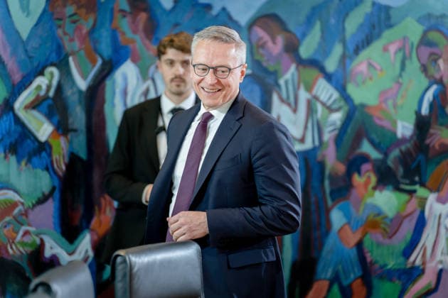 Kabinettsitzung, Bundesregierung, Auftakt Auftakt, Kabinettsitzung, Bundesregierung, Karsten Wildberger, Bundesminister, Digitales Berlin Berlin GER *** Cabinet meeting, Federal Government, Kick-off Kick-off, Cabinet meeting, Federal Government, Karsten Wildberger, Federal Minister, Digital Berlin Berlin GER