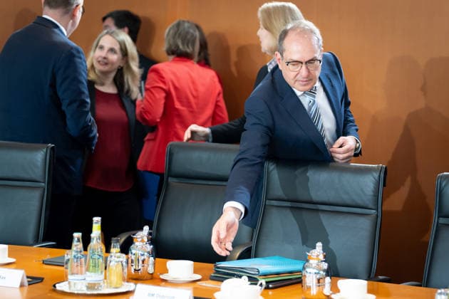 Kabinettsitzung, Bundesregierung, Auftakt Auftakt, Kabinettsitzung, Bundesregierung, Alexander Dobrindt, Bundesinnenminister Berlin Berlin GER *** Cabinet meeting, federal government, kick-off, cabinet meeting, federal government, Alexander Dobrindt, Federal Minister of the Interior Berlin Berlin GER