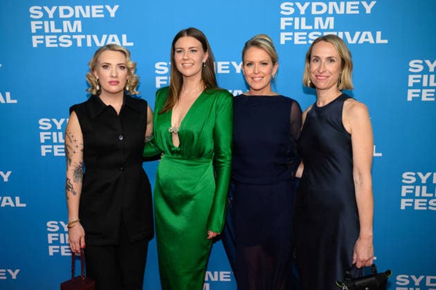 SILENCED RED CARPET, (L-R) Director Selina Miles, Brittany Higgins and Jennifer Robinson attend the Australian premiere of Silenced, at the State Theatre, in Sydney, Wednesday, June 3, 2026. ( NO ARCHIVING SYDNEY NEW SOUTH WALES AUSTRALIA  Copyright: xDANxHIMBRECHTSx 20260603132611176840