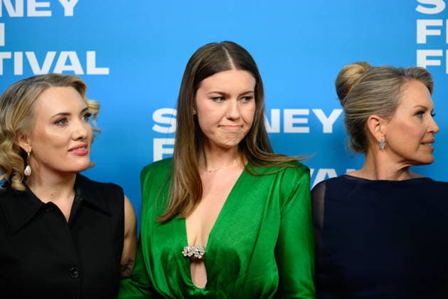SILENCED RED CARPET, Director Selina Miles, Brittany Higgins and Jennifer Robinson attend the Australian premiere of Silenced, at the State Theatre, in Sydney, Wednesday, June 3, 2026. ( NO ARCHIVING SYDNEY NEW SOUTH WALES AUSTRALIA  Copyright: xDANxHIMBRECHTSx 20260603133254597150
