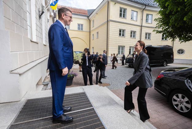02.06.2026, Tallinn. Ukrainian Prime Minister Yuliia Svyrydenko arrived in Tallinn on her first official visit to Estonia and met with the prime minister and president. Photo Madis Veltman, Postimees Tallinn Harjumaa Estonia 1MV02JAN26A03  Copyright: xMadisxVeltmanx Yuliia Svyrydenko, Kristen Michal