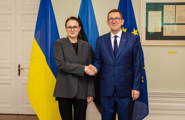 02.06.2026, Tallinn. Ukrainian Prime Minister Yuliia Svyrydenko arrived in Tallinn on her first official visit to Estonia and met with the prime minister and president. Photo Madis Veltman, Postimees Tallinn Harjumaa Estonia 1MV02JUN26F16  Copyright: xMadisxVeltmanx Yuliia Svyrydenko, Kristen Michal