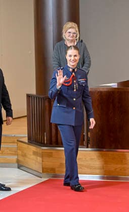 Presentation of the Gold Medal and appointment of Princess Leonor in San Javier Murcia The Princess of Asturias Leonor, during the celebration of the institutional act of delivery of the Gold Medal of the Villa and the appointment as adopted daughter, June 3, 2026, in San Javier, Murcia Spain This solemn event, developed in the City Hall of San Javier, recognizes the link of the Princess of Asturias, Leonor de Borbón, with the Murcian municipality due to his period of military training at the General Air Academy AGA located in the town 03 JUNE 2026 Kiko Asunció San Javier, Murcia San Javier, Murcia Espana  Copyright: xKikoxAsuncionx 7568099
