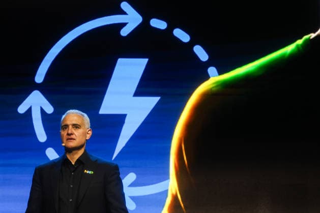 Chipmaker NXP s CEO Rafael Sotomayor gives keynote speech at COMPUTEX TAIPEI 2026 TAIPEI, TAIWAN - JUNE 3: Rafael Sotomayor, the CEO of Europe s third largest semiconductor manufacturer NXP, delivers a keynote speech, during the COMPUTEX TAIPEI trade show, in Taipei, Taiwan, on June 3, 2026. COMPUTEX TAIPEI is one of the world’s largest and most significant trade shows, featuring latest technologies, drones, data centres, Artificial Intelligence (AI) technologies, supercomputers, semiconductors products and other things from major international firms such as Nvidia, Intel, NXP, Foxconn and TSMC. Daniel Ceng Anadolu Taipei Taiwan. Editorial use only. Please get in touch for any other usage.  Copyright: x2026xAnadoluxDanielxCengx