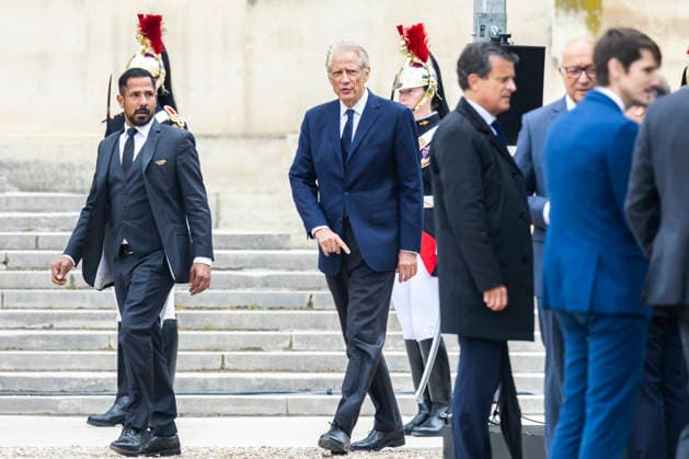 Paris, France June 3, 2026 - National tribute to late French philosopher and sociologist Edgar Morin at the Hotel des Invalides - Dominique de Villepin HOMMAGE NATIONAL, EDGAR MORIN, POLITIQUE  Copyright: xVincentxIsorex
