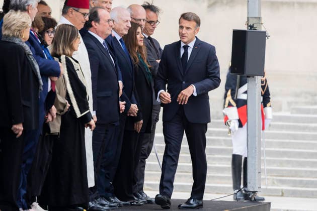 Paris, France June 3, 2026 - National tribute to late French philosopher and sociologist Edgar Morin at the Hotel des Invalides - Emmanuel Macron HOMMAGE NATIONAL, EDGAR MORIN, POLITIQUE  Copyright: xVincentxIsorex