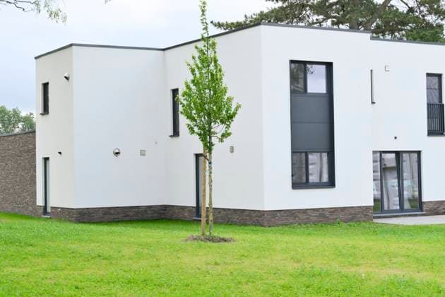Opening Shape Village MONS, BELGIUM - JUNE 03: Newly built houses of Shape Village pictured during the inauguration of the new SHAPE Village, comprising 300 houses and 300 apartments built in recent years on June 03, 2026 in Mons, Belgium, 03 06 2026 Mons Belgium  Copyright: xPhilipxReynaersx