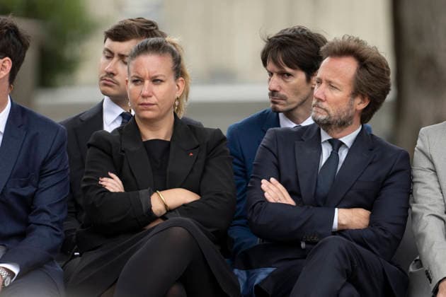 Mathilde Panot and Boris Vallaud during a national tribute to late French philosopher and sociologist Edgar Morin at the Hotel des Invalides in Paris on June 2, 2026 Edgar Morin has died at the age of 104, on May 29, 2026 Eliot Blondet Pool Bestimage Paris France  Copyright: xEliotxBlondetx xPoolx xBestimagexEliotxBlondetx xPoolx xBestimagex