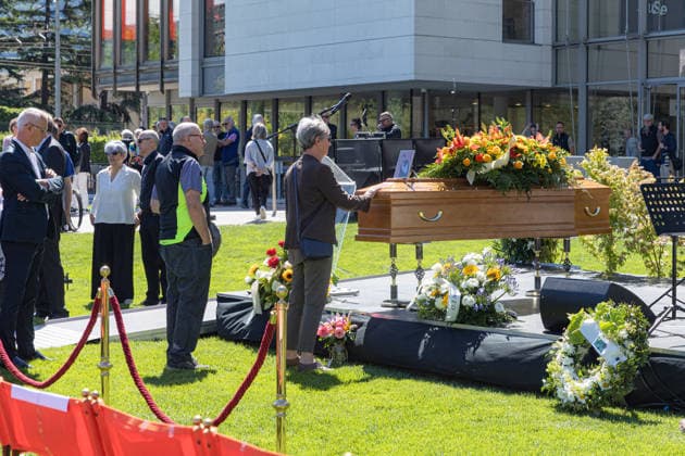 IPA85288619 - Trento, Michele Lanzinger Funeral.  Copyright: xLukasxAndreaxDelxGiudicexBassanix xLukasxAndreaxDelxGiudicexBassanix 85288619