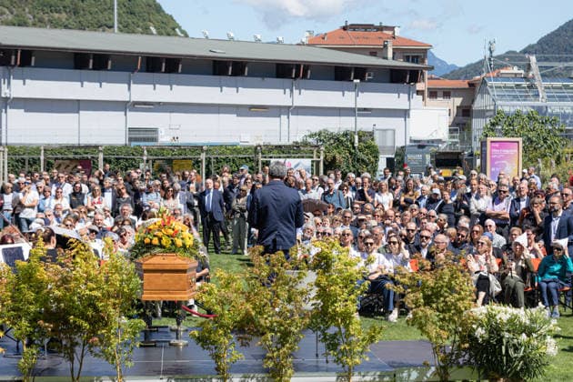 IPA85288695 - Trento, Michele Lanzinger Funeral. Pictured: Franco Ianeselli  Copyright: xLukasxAndreaxDelxGiudicexBassanix xLukasxAndreaxDelxGiudicexBassanix 85288695