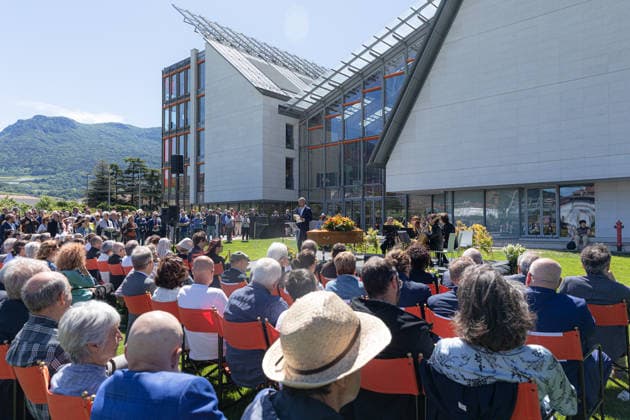 IPA85288702 - Trento, Michele Lanzinger Funeral. Pictured: Franco Ianeselli  Copyright: xLukasxAndreaxDelxGiudicexBassanix xLukasxAndreaxDelxGiudicexBassanix 85288702