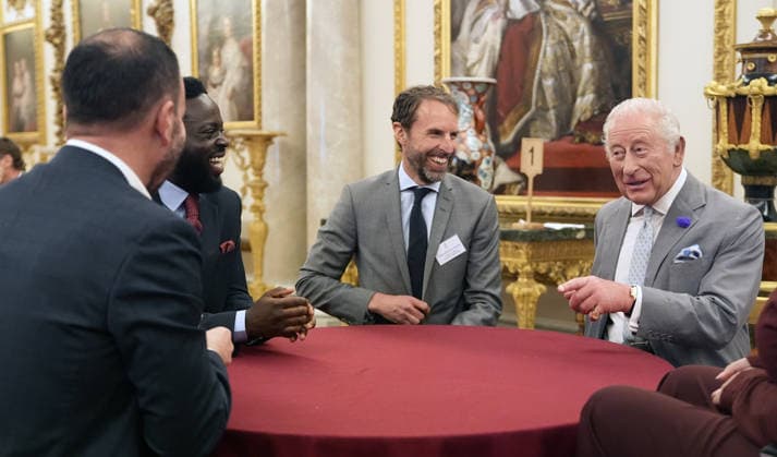 Youth Opportunity Summit King Charles III (right) hosts a Youth Opportunity Summit, alongside former England football manager Sir Gareth Southgate (second right), at Buckingham Palace in London. Picture date: Wednesday June 3, 2026., Credit:Andrew Matthews PA ROTA - B68 Avalon UK, London  Copyright: xAndrewxMatthewsx xPAxROTAx-xB68x xAvalonx 1107515322
