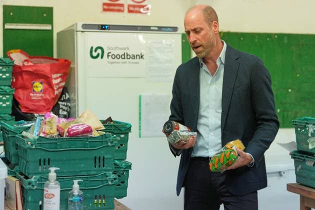 Prince William visits PECAN in East London Britain s Prince William reacts as he looks at items to be packed in the foodbank area as he visits PECAN in East London to spotlight how communities are responding to some of today s biggest challenges in London, Wednesday, June 3, 2026., Credit:Kin Cheung Pool PA ROTA - B68 Avalon GBR, London  Copyright: xKinxCheung Poolx xPAxROTAx-xB68x xAvalonx 1107518803