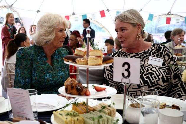 Queen Camilla attends the Big Lunch event at the British Library Britain s Queen Camilla speaks to Book Publisher Pan Macmillan Communications Director Emma Bravo during a Big Lunch event at the British Library in central London, on June 3, 2026, to mark the National Year of Reading. The Big Lunch, is the UK™s annual celebration bringing millions of neighbours and communities together in a nationwide act of friendship on the first weekend in June every year since 2009. The Queen has been Patron of The Big Lunch since 2013. The erroneous mention s appearing in the metadata of this photo by Henry NICHOLLS has been modified in AFP systems in the following manner: JUNE 3 instead of JUNE 2 . Please immediately remove the erroneous me  Copyright: xHENRYxNICHOLLSx xPAxROTAx-xB68x xAvalonx 1107518989