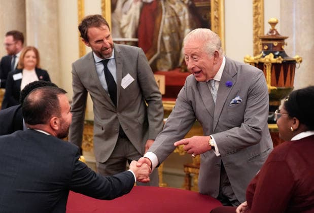 Youth Opportunity Summit King Charles III (right) and Sir Gareth Southgate during a Youth Opportunity Summit, at Buckingham Palace in London. Picture date: Wednesday June 3, 2026., Credit:Andrew Matthews PA ROTA - B68 Avalon UK, London  Copyright: xAndrewxMatthewsx xPAxROTAx-xB68x xAvalonx 1107518581