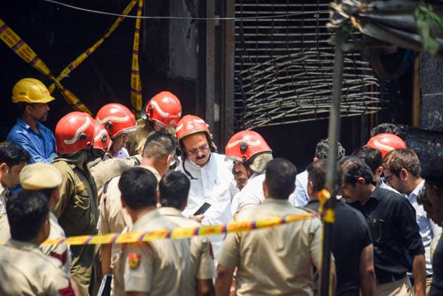 Delhi Education Minister Ashish Sood visits the site where a fire broke out in a restaurant at Malviya Nagar New Delhi, Jun 03 (ANI): Delhi Education Minister Ashish Sood visits the site where a fire broke out in a restaurant at Malviya Nagar, in New Delhi on Wednesday. New Delhi Delhi India Copyright: xANIx ANI_20260603112