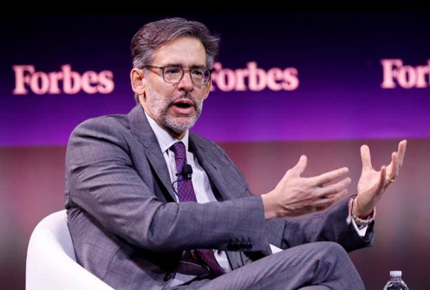 CEO SoftBank Vision Funds Alex Clavel speaks at the 2025 Forbes Iconoclast Summit on Wednesday, June 3, 2026 at Gotham Hall in New York City.  NYP20260603112 JohnxAngelillo