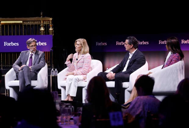 CEO JPMorganChase Asset & Wealth Management Mary Callahan Erdoes speaks at the 2025 Forbes Iconoclast Summit on Wednesday, June 3, 2026 at Gotham Hall in New York City.  NYP20260603117 JohnxAngelillo