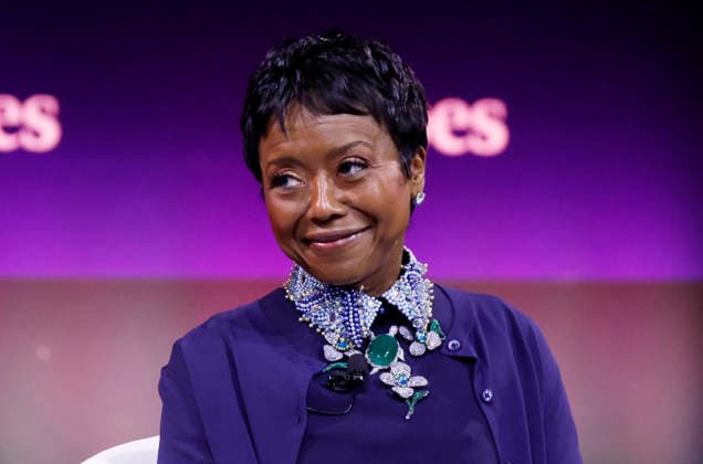 News Bilder des Tages Co-CEO Ariel Investments Mellody Hobson speaks at the 2025 Forbes Iconoclast Summit on Wednesday, June 3, 2026 at Gotham Hall in New York City.  NYP2026060312 JohnxAngelillo