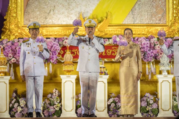 Birthday of Thai Queen Suthida in Bangkok BANGKOK, THAILAND - JUNE 03: Suthida Bajrasudhabimalalakshana, the Queen of Thailand, stands alongside high-ranking military and government officials during a ceremonial event held in honor of her birthday at Sanam Luang Royal Field in Bangkok, Thailand on June 03, 2026. Adryel Talamantes Anadolu Bangkok Thailand. Editorial use only. Please get in touch for any other usage.  Copyright: x2026xAnadoluxAdryelxTalamantesx