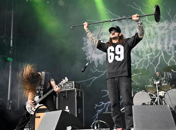 Gatecreeper, USA, plays on Wednesday at the Sweden Rock Festival outside Sölvesborg, Sweden June 03, 2026. SÖLVESBORG SWEDEN x10080x *** Gatecreeper, USA, plays on Wednesday at the Sweden Rock Festival outside Sölvesborg, Sweden June 03, 2026 SÖLVESBORG SWEDEN x10080x  Copyright: xFredrikxSandberg TTx SWEDEN ROCK FESTIVAL 2026 RiIurwFR10A