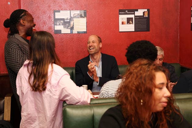 The Prince Of Wales Visits East London LONDON, ENGLAND - JUNE 03: Prince William, Prince of Wales (C) speaks with local residents during his visit to The Prince of Peckham pub in Peckham on June 03, 2026 in London, England. The Prince of Wales visited grassroots initiatives encouraging positive social change., Credit:Chris Jackson PA ROTA - B68 Avalon United Kingdom, England, London  Copyright: xChrisxJacksonx xPAxROTAx-xB68x xAvalonx 1107543901