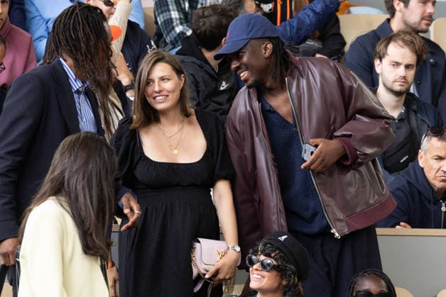 Mory Sacko Top Chef and his wife Emilie pregnant with their second child in the stands during the Day Eleven of the 2026 Roland Garros French Open on June 03, 2026 in Paris, France Jacovides Moreau Bestimage Celebs in the stands during the Day Eleven of the 2026 French Open on June 03, 2026 in Paris, France Paris France  Copyright: xJACOVIDES-MOREAUx xBESTIMAGExJACOVIDES-MOREAUx xBESTIMAGEx