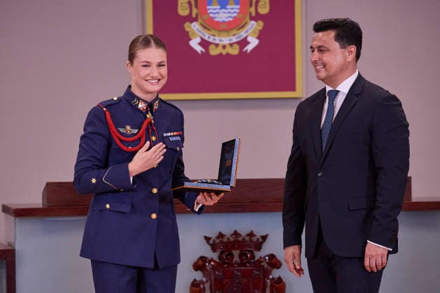 June 3, 2026, San Javier, Murcia, Spain: CROWN PRINCESS LEONOR of Spain receives the Gold Medal and the Title of Adoptive Daughter of San Javier San Javier Spain - ZUMAc260 20260603_zep_c260_041 Copyright: xMikexChicorrox