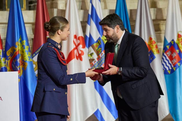 June 3, 2026, Murcia, Murcia, Spain: CROWN PRINCESS LEONOR of Spain receives the Gold Medal of the Region of Murcia Murcia Spain - ZUMAc260 20260603_zep_c260_053 Copyright: xMikexChicorrox