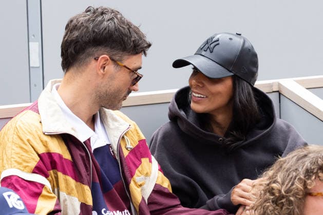 Singer Shy m and Jérémy Frérot in the stands during the Day Eleven of the 2026 Roland Garros French Tennis Open on June 03, 2026 in Paris, France Jacovides Moreau Bestimage Celebs in the stands during the Day Eleven of the 2026 French Open on June 03, 2026 in Paris, France Paris France  Copyright: xJACOVIDES-MOREAUx xBESTIMAGExJACOVIDES-MOREAUx xBESTIMAGEx