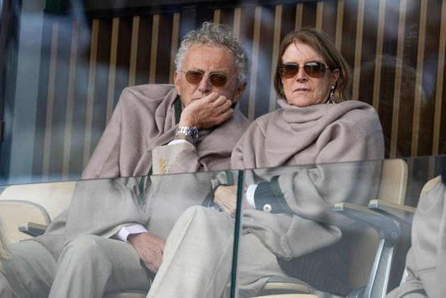 Nelson Monfort and his wife Dominique in the stands during the Day Eleven of the 2026 Roland Garros French Open on June 03, 2026 in Paris, France Jacovides Moreau Bestimage Celebs in the stands during the Day Eleven of the 2026 French Open on June 03, 2026 in Paris, France Paris France  Copyright: xJACOVIDES-MOREAUx xBESTIMAGExJACOVIDES-MOREAUx xBESTIMAGEx