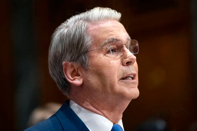 Secretary of the Treasury Scott Bessent speaks during a Senate Finance Committee hearing on President Donald Trump s fiscal year 2027 budget request for the Treasury Department in the Dirksen Senate Office Building near the U.S. Capitol in Washington, DC on Wednesday, June 3, 2026.  WAP20260603474 BONNIExCASH