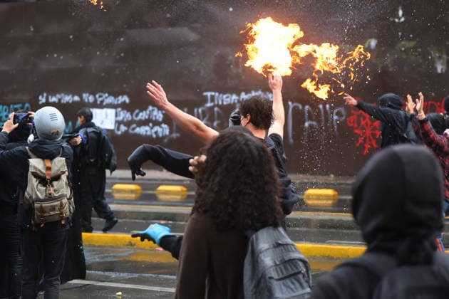 Santiago, June 3, 2026 The Chilean Student Confederation calls for a national strike, with a march from Plaza Baquedano Jonnathan Oyarzun Aton Chile, Aton 1161796  Copyright: JONNATHANxOYARZUN ATONxCHILE