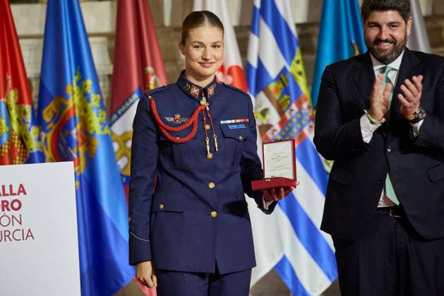June 3, 2026, Murcia, Murcia, Spain: CROWN PRINCESS LEONOR of Spain receives the Gold Medal of the Region of Murcia Murcia Spain  - ZUMAc260 20260603_zep_c260_042 Copyright: xMikexChicorrox