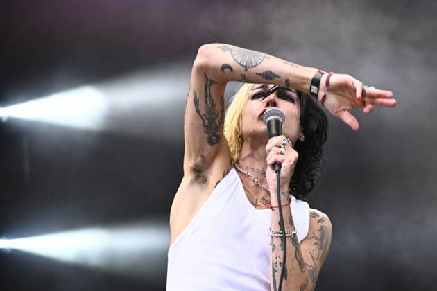 SÖLVESBORG, SWEDEN 20260603 Palaye Royale, USA, plays at the Sweden Rock Festival outside Sölvesborg, Sweden June 03, 2026. SÖLVESBORG SWEDEN x10080x *** SÖLVESBORG, SWEDEN 20260603 Palaye Royale, USA, plays at the Sweden Rock Festival outside Sölvesborg, Sweden June 03, 2026 SÖLVESBORG SWEDEN x10080x  Copyright: xFredrikxSandberg TTx SWEDEN ROCK FESTIVAL 2026 l9aKDldh_Ww