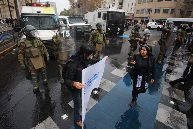 Santiago, June 3, 2026 The Chilean Student Confederation calls for a national strike, with a march from Plaza Baquedano Jonnathan Oyarzun Aton Chile, Aton 1161820  Copyright: JONNATHANxOYARZUN ATONxCHILE